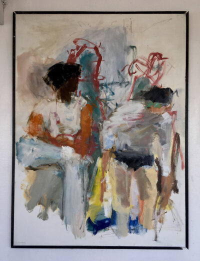Stanley et le petit baigneur103 x 140 cm, oil on canvas