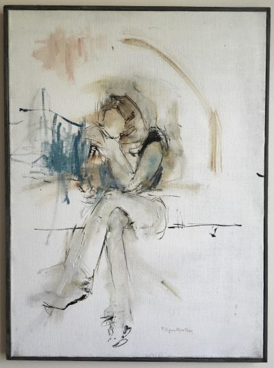 Clotilde42 x 65 cm, olja på duk