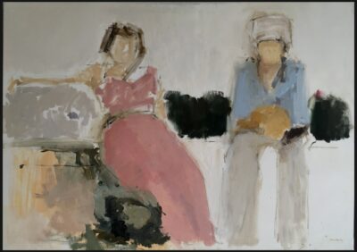 Jean - Pierre et sa copine framed119 x 85 cm, oil on canvas