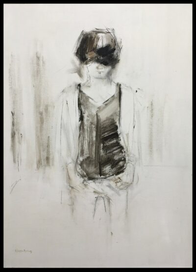 Kim46 x 65 cm, oil on canvas